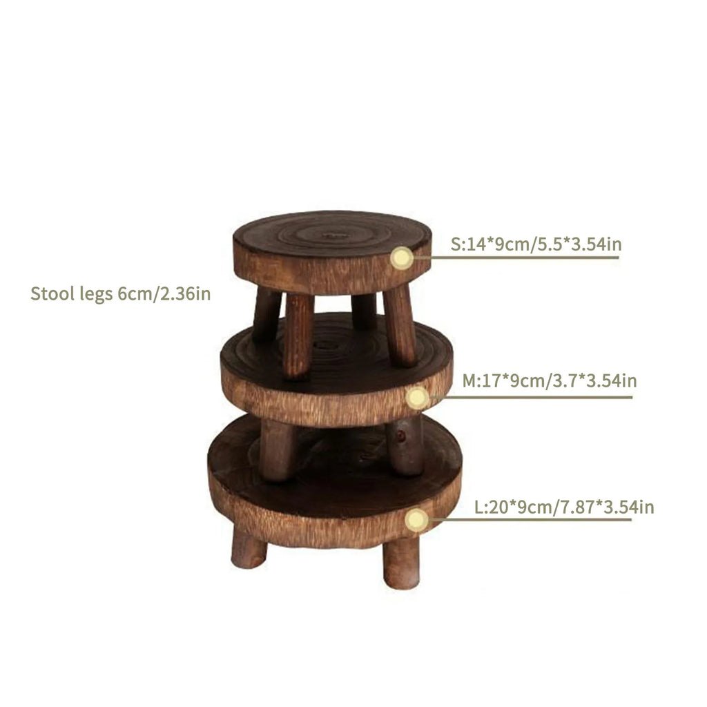 Wooden Plant Stand Holder – Succulent & Flower Pot Display Plant Pot Stand Babs