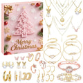 24-Day Christmas Advent Calendar – Jewelry Surprise Set Advent Calendar Set Babs D One Size