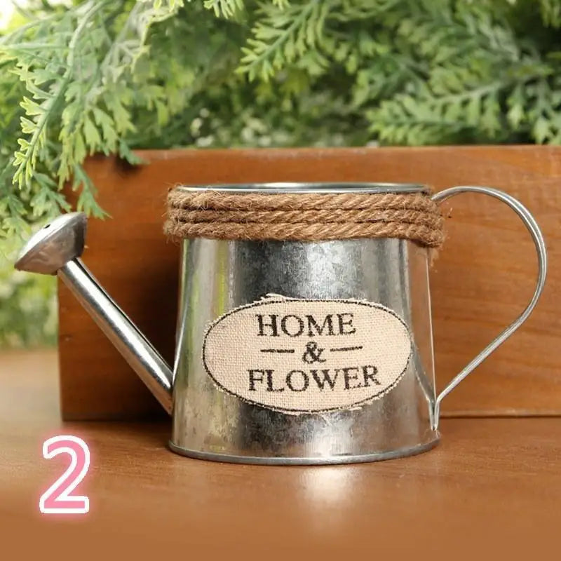 Iron Retro Flower Vase & Plant Pot – Home & Garden Decor Decorative Flower Vase Babs 2