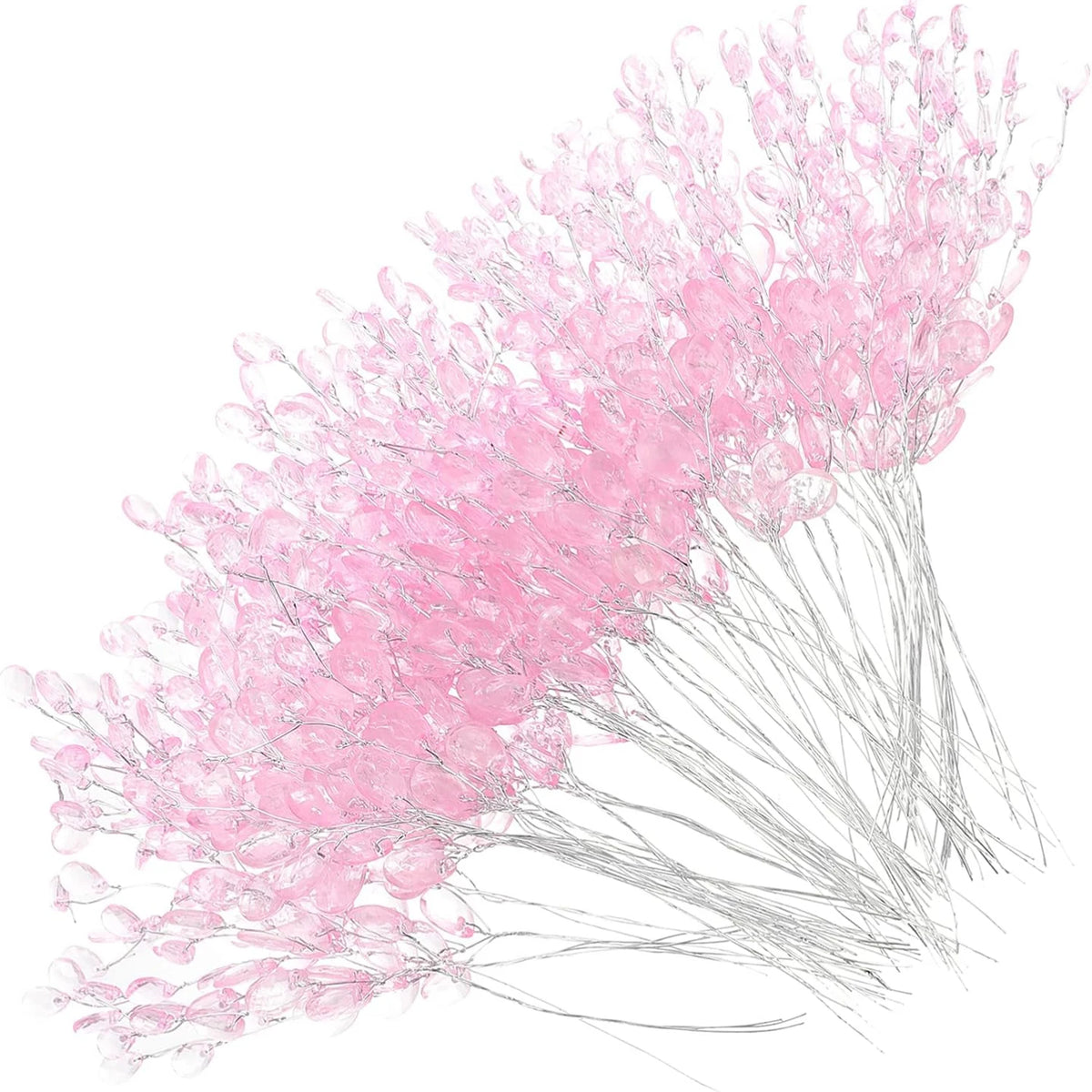 20/40pcs Crystal Acrylic Water Droplet Wedding DIY Decorations Wedding DIY Decorations Babs Pink 40 pcs