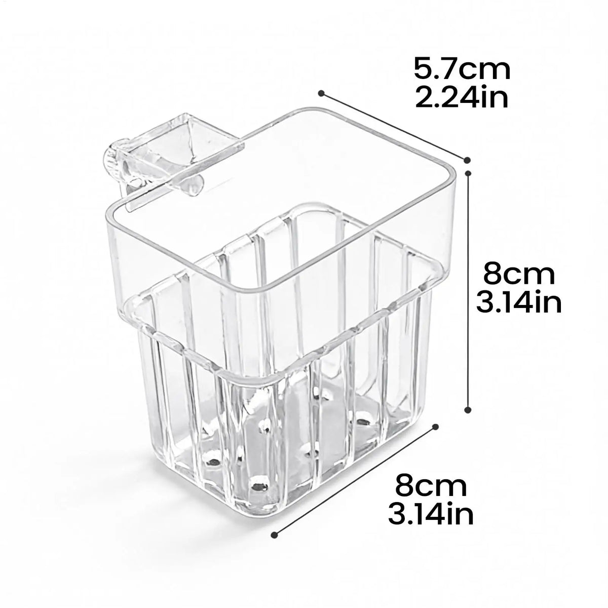 Aquarium Plant Basket – Transparent Fish Tank Hanging Planter Aquarium Plant Holder Babs
