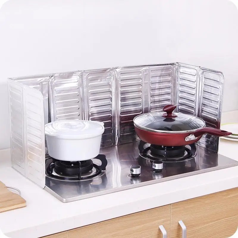 Aluminum Foil Oil Splash Guard Baffle Board for Kitchen Cooking Splash Guard Babs