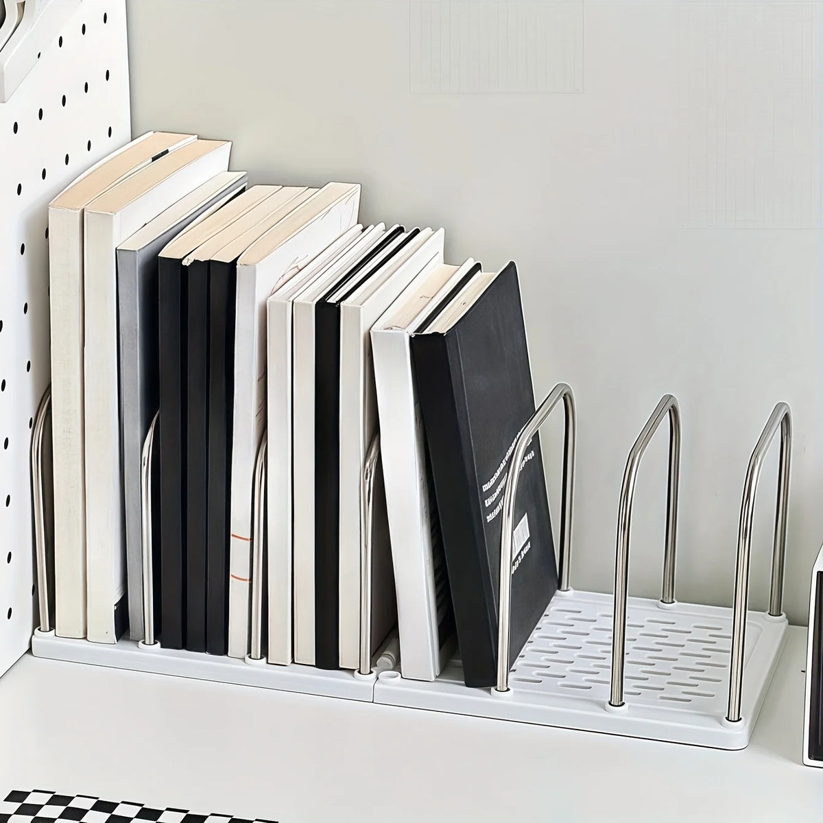PP Desktop Bookshelf | Non-Slip Minimalist Desk Organizer Rack Desktop Bookshelf Babs
