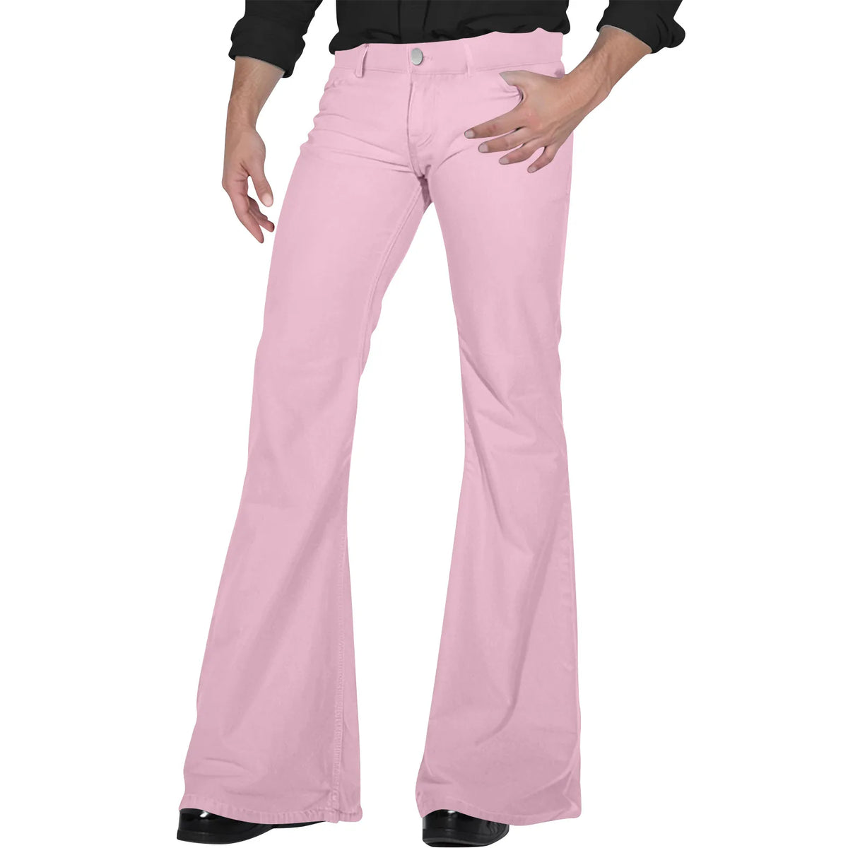 Men's Retro Disco Flare Pants – Bell Bottom Hip Hop Trousers Men's Flare Pants Babs