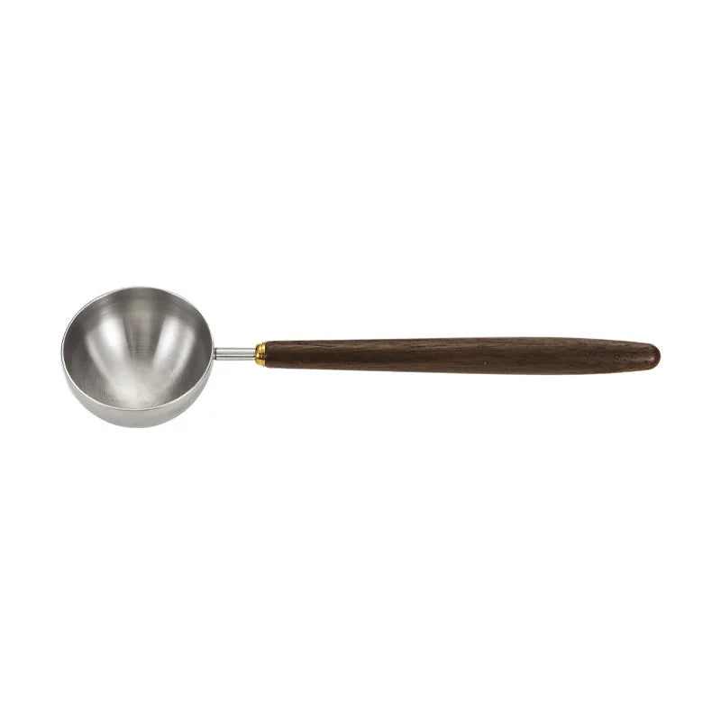 Wooden Handle Stainless Steel Measuring Spoons – Kitchen Scoop Measuring Spoons Babs