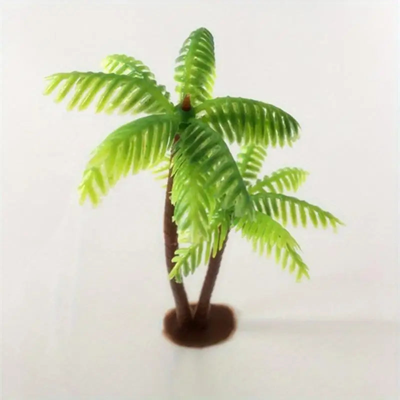 5-Pack Mini Coconut Palm Trees Fish Tank Aquarium Decor Aquarium Decoration Babs