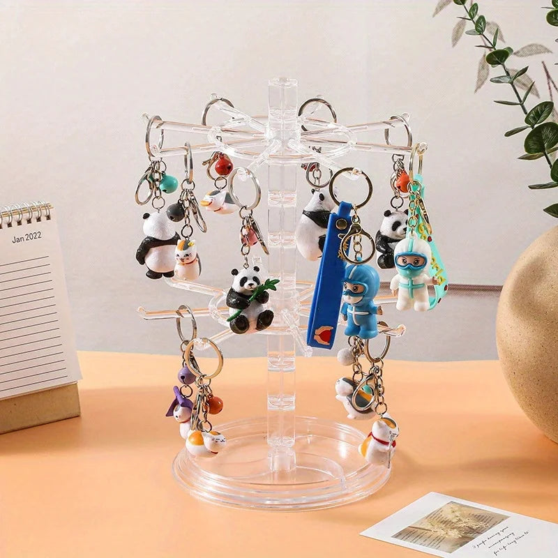 2-Tier Rotating Jewelry Stand – Necklace & Bracelet Organizer Jewelry Display Stand Babs