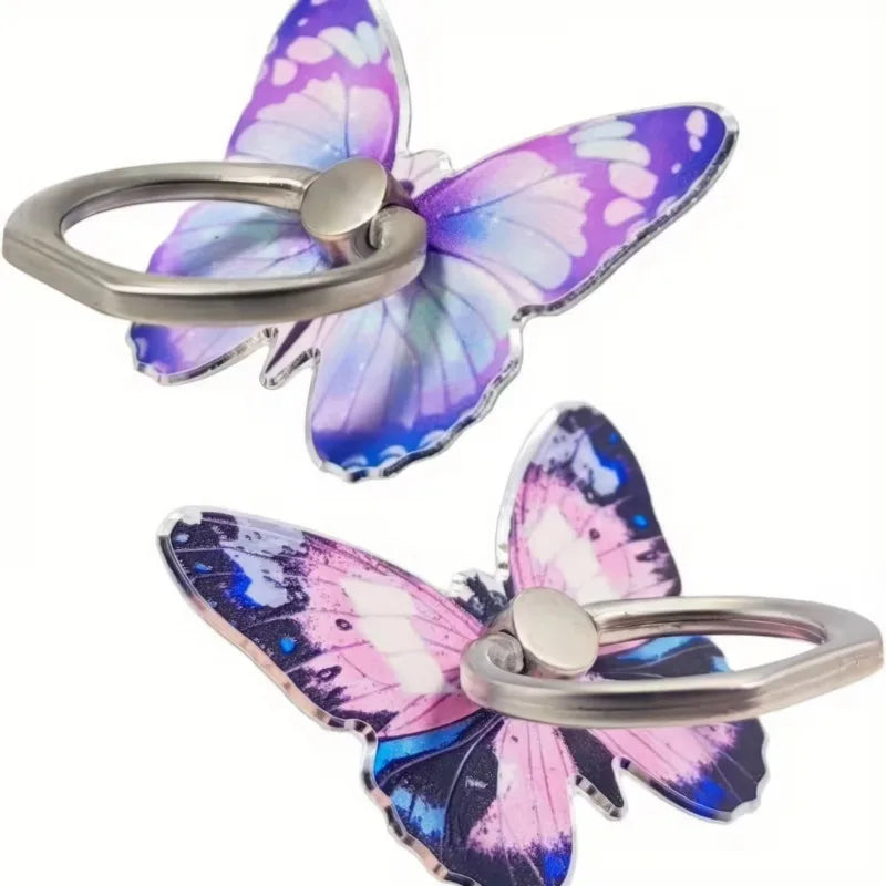 Cartoon Butterfly Phone Ring Holder – 360° Rotating Kickstand Phone Ring Holder Babs