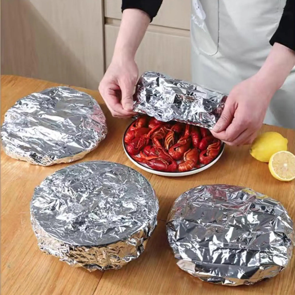 10pcs Reusable Aluminum Foil Bowl Covers – Oven & Microwave Safe Reusable Bowl Covers Babs