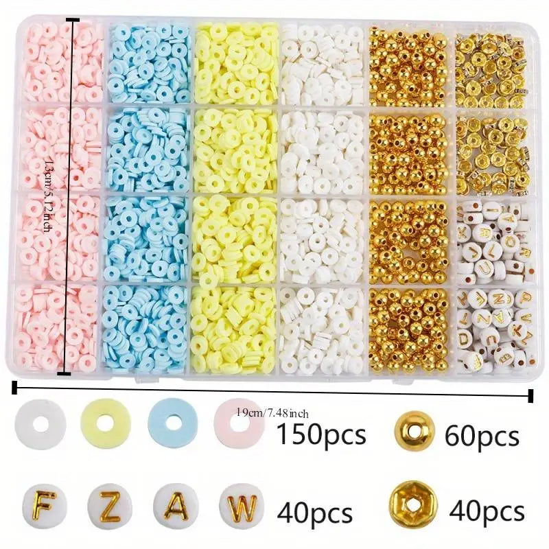 Christmas Jewelry Making Kit – Stone & Polymer Clay Beads Set Jewelry Making Kit Babs A
