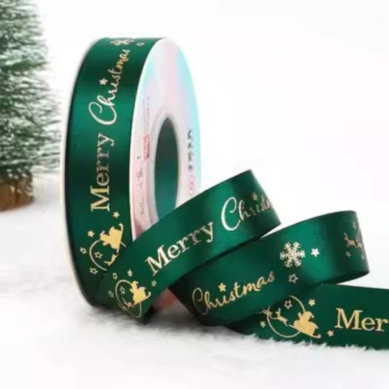 5m Christmas Ribbon for Tree, Gift Wrap & DIY Decorations Christmas Ribbon Babs 5m 4 5M