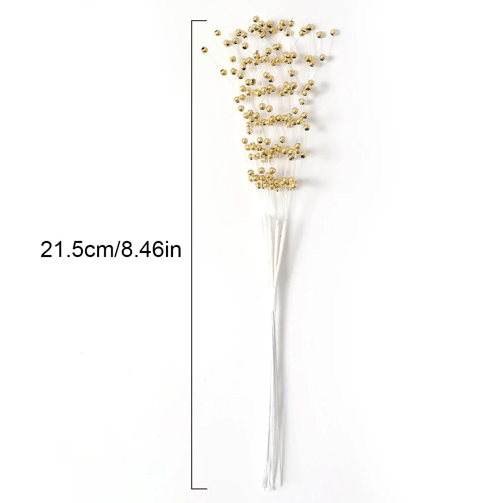 10Pcs Pearl Bridal Bouquet Wreath DIY Party Decoration Set Party Floral Decor Babs