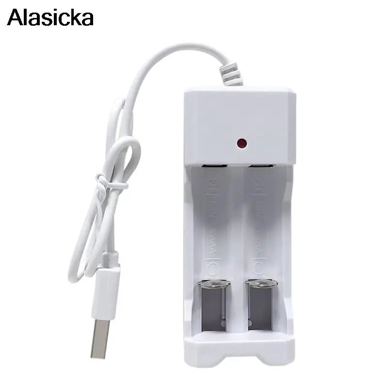 USB 2-Slot AA/AAA Battery Charger – Ni-MH/Ni-Cd Portable USB Battery Charger Babs