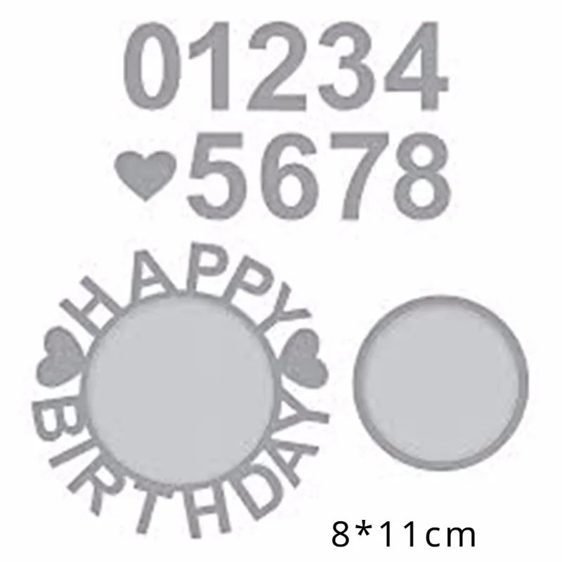 Circle Metal Cutting Die Stencils for Scrapbook & Cards Craft Cutting Dies Babs E