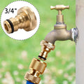 3/4" Brass Tap Quick Connector Garden Hose Coupling Adapter Garden Hose Connector Babs Default Title