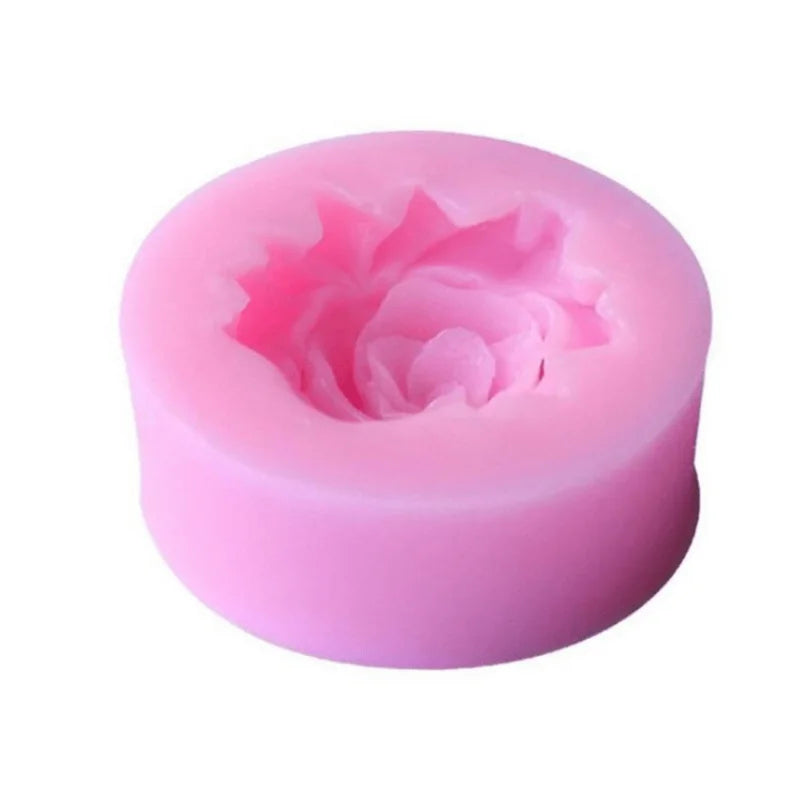 3D Rose Silicone Mold – Chocolate, Fondant & Soap Making Silicone Baking Mold Babs 1PC