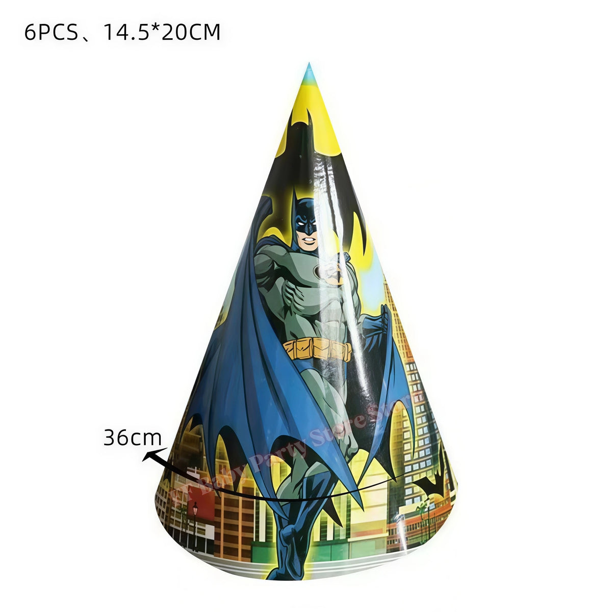 Bat Superhero Birthday Party Kit – Tableware, Balloons & Decor