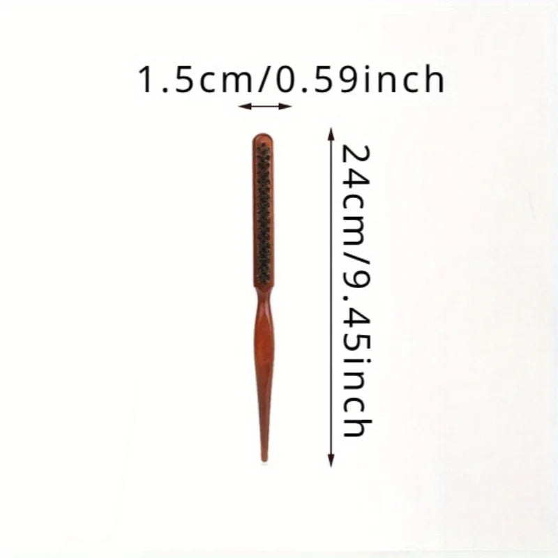 Wood Handle Anti-Static Hair Comb & Scalp Massage Brush Hair Comb Babs