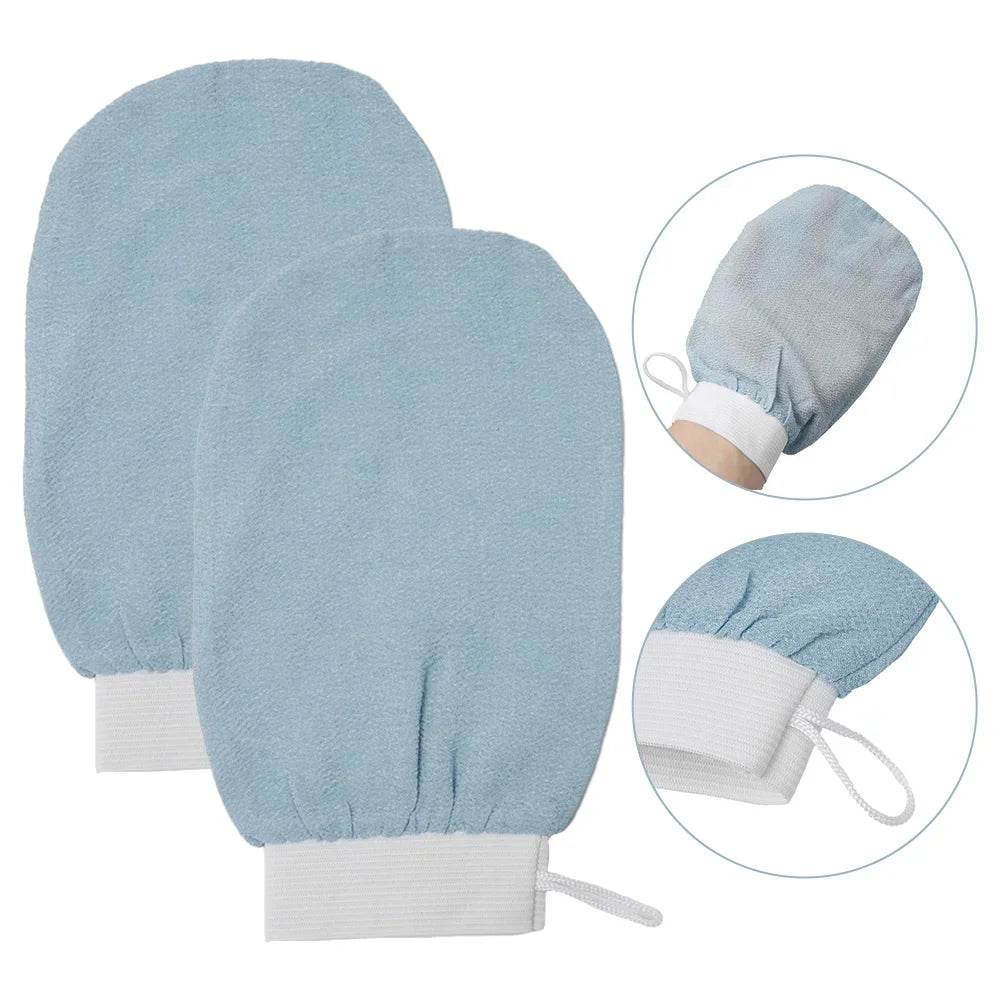 Moroccan Hammam Exfoliating Gloves – Body Scrub Bath Mitt Exfoliating Bath Glove Babs