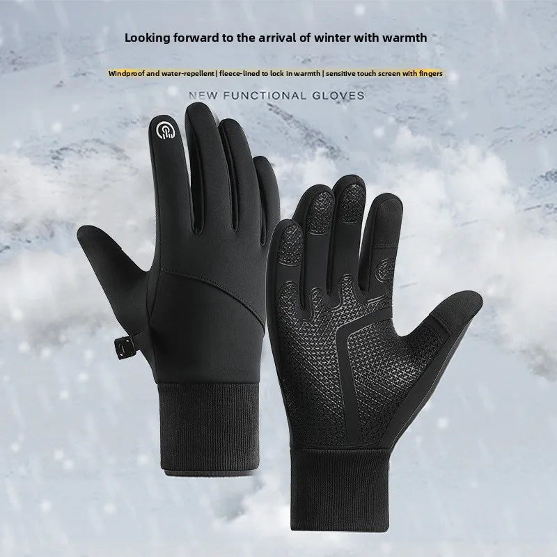Men's Winter Cycling Gloves – Waterproof Thermal Touchscreen Cycling Gloves Babs