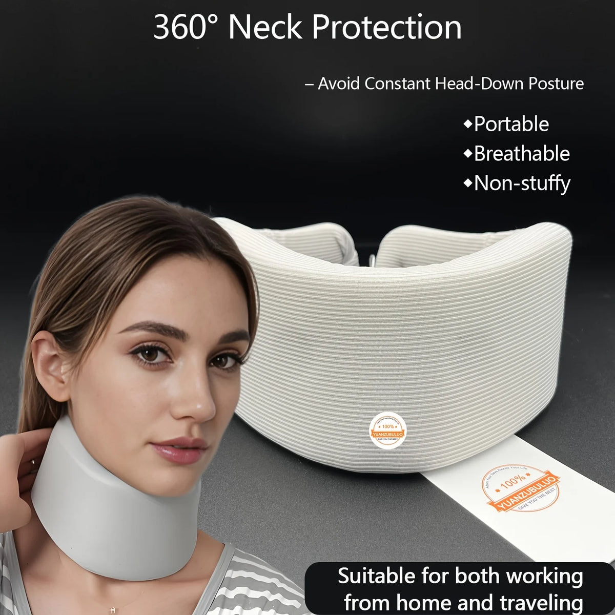 Breathable Cervical Neck Support Pillow – Home, Office & Travel Neck Support Pillow Babs