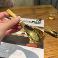 Stainless Steel Golden Soup Spoon – Short Handle Caviar Spoon Kitchen Spoon Babs Golden