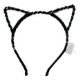10pcs LED Flashing Cat Ear Headbands for Party, Halloween & Cosplay LED Party Headband Babs black cat headband