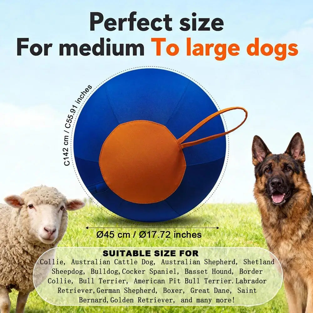 Herding Ball for Dogs – Large Inflatable Interactive Dog Toy Inflatable Dog Toy Babs 1pcs