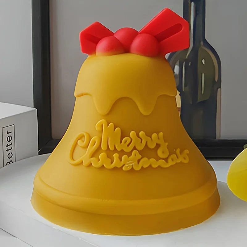 3D Christmas Bell Silicone Mold – Soap, Candle & Resin Crafts Silicone Craft Mold Babs