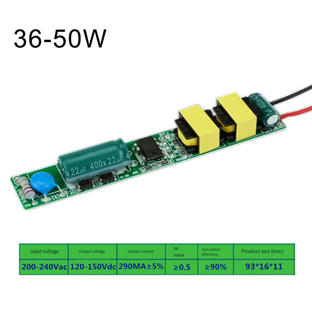 LED Driver Power Supply for Bulb, Aquarium & Track Lights LED Driver Power Supply Babs 36-50W 290MA