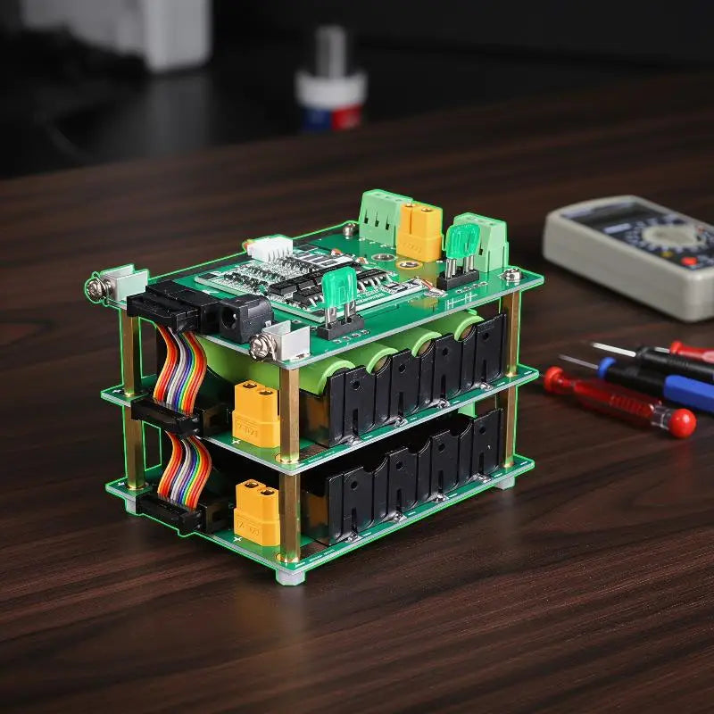 HUXUAN 15V 4S 2P 18650 Li-Ion Battery Pack with BMS Li-Ion Battery Pack Babs