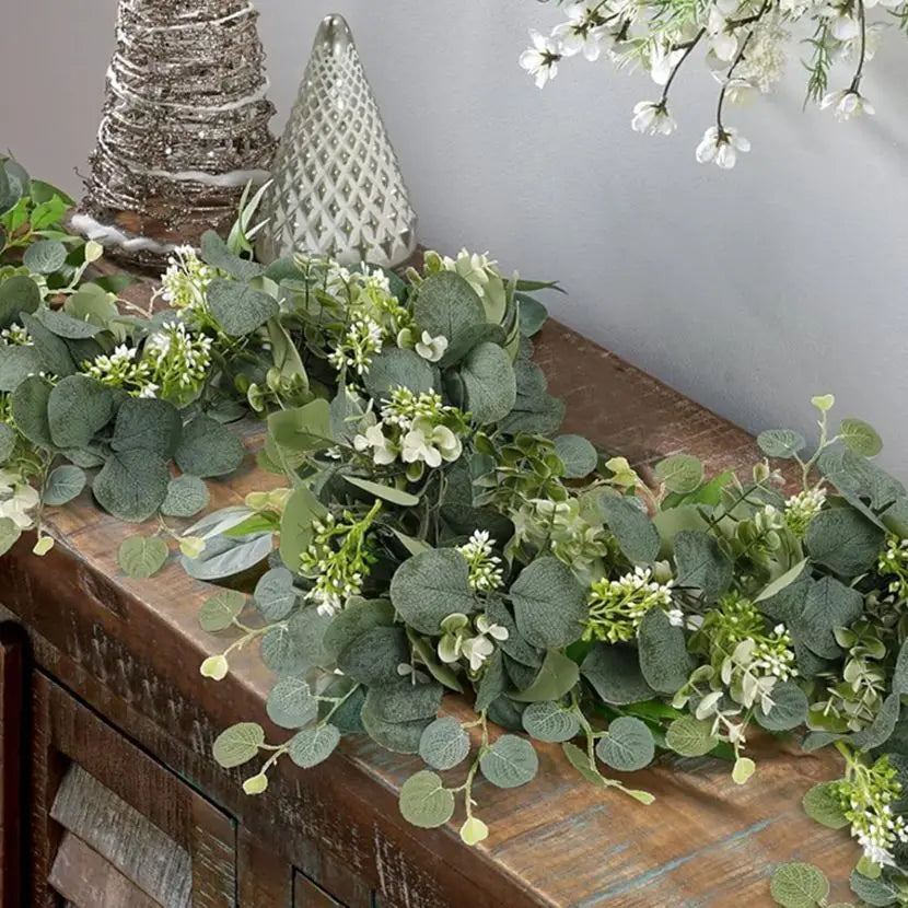 Artificial Greenery Vine – Wedding, Garden & Home Décor Artificial Vine Garland Babs