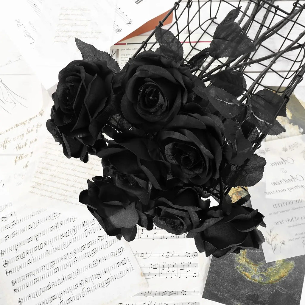 Artificial Silk Rose Bouquet – Wedding & Home Décor (10/20 Pcs) Artificial Silk Flowers Babs