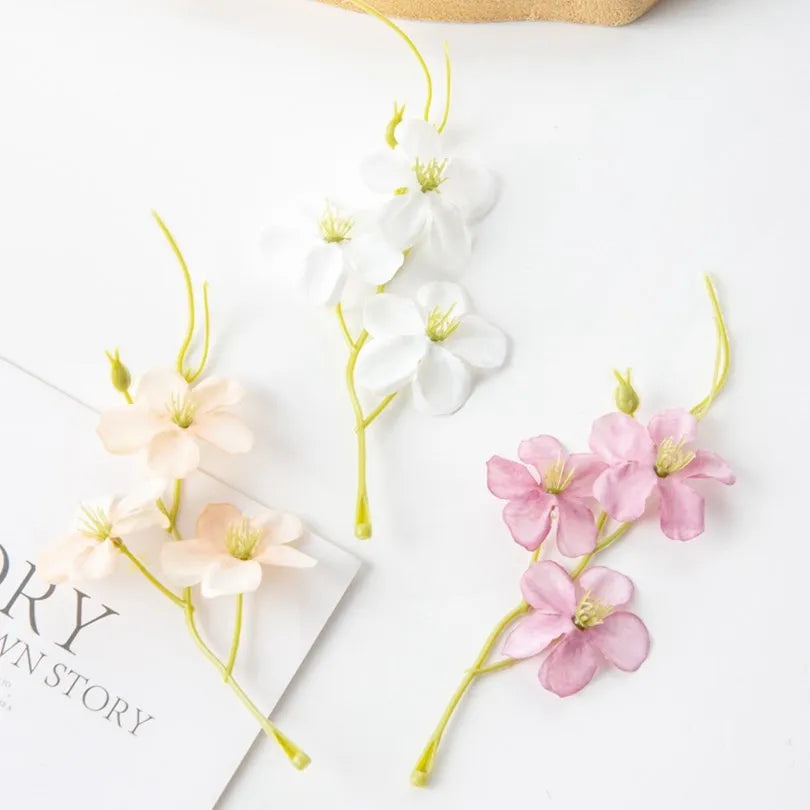 40/80pcs Silk Artificial Pea Flowers – Wedding & Home Decor Artificial Silk Flowers Babs