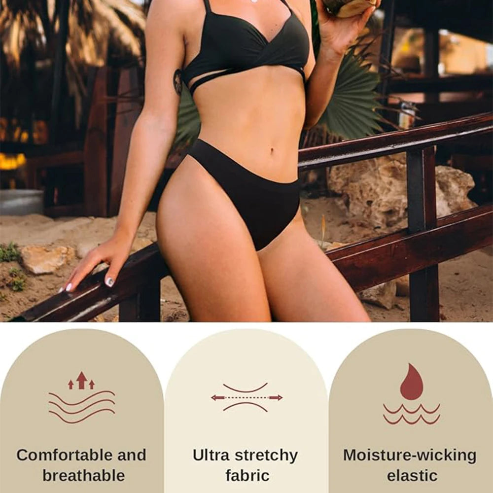 Women's Seamless No-Show Briefs – Camel Toe Concealer Women's Seamless Briefs Babs