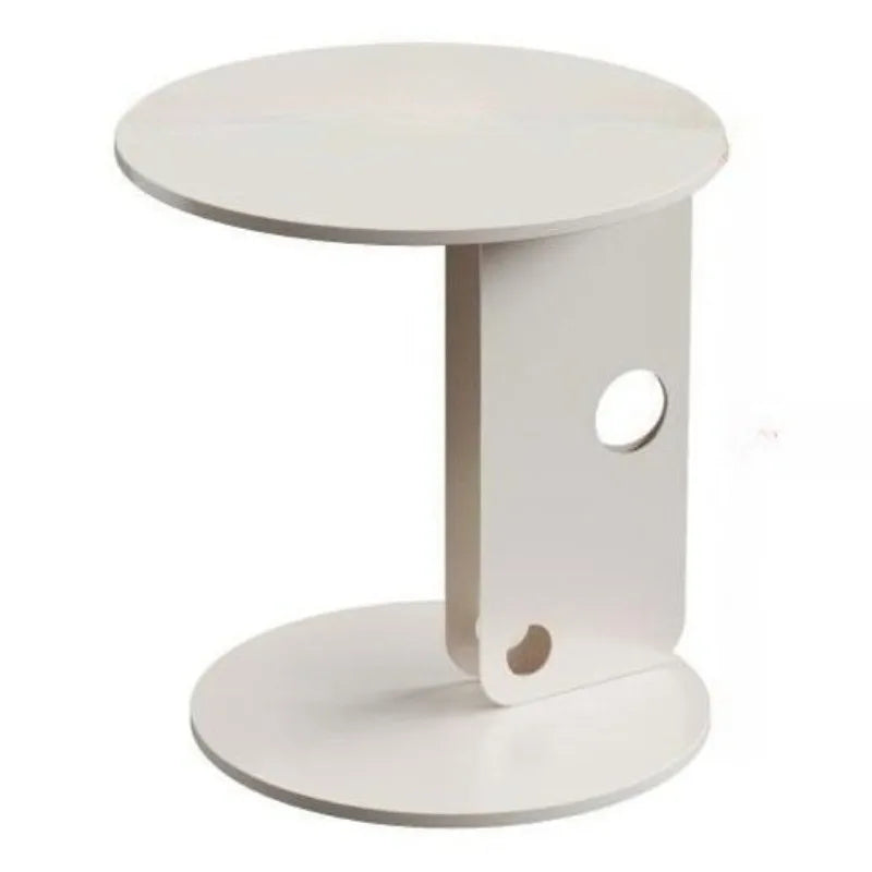 Modern Round Coffee Table – Rock Slab Top & Steel Frame Round Coffee Table Babs