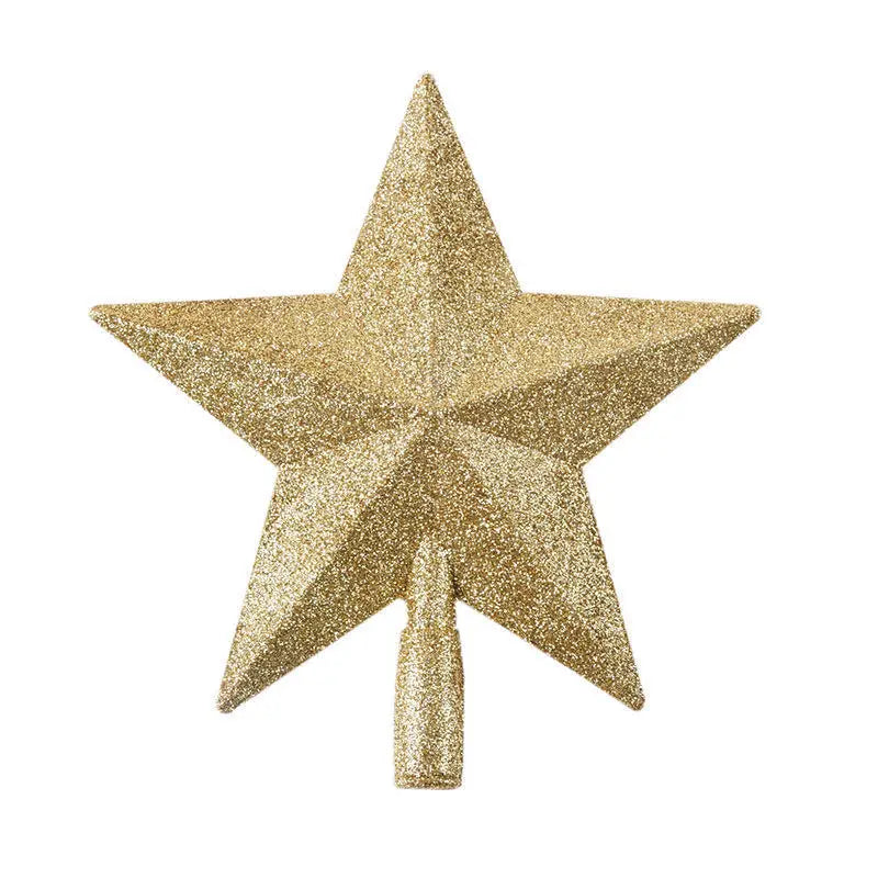 Gold Christmas Tree Top Star Ornament – 15cm & 20cm Christmas Tree Topper Babs