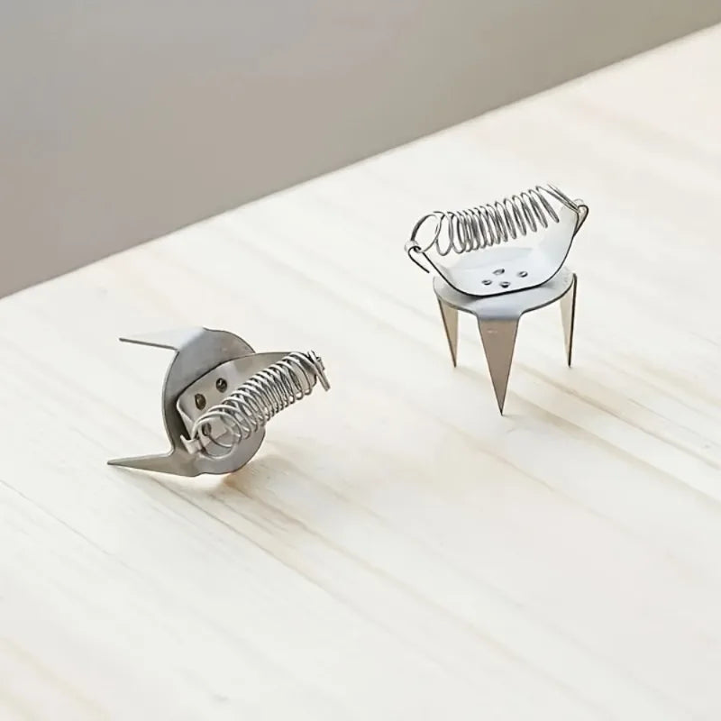 2pcs Stainless Steel Pottery Glaze Clip – DIY Teacup Dip Tool Pottery Glaze Clip Babs 2pcs