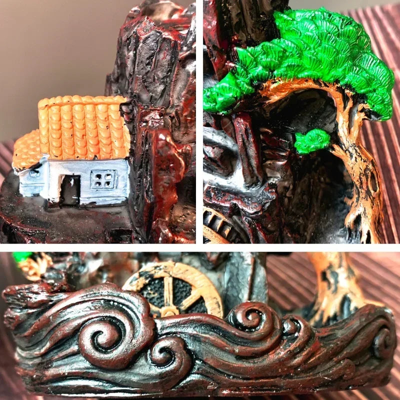 Resin Backflow Incense Burner – Modern Home Décor Gift Incense Burner Babs