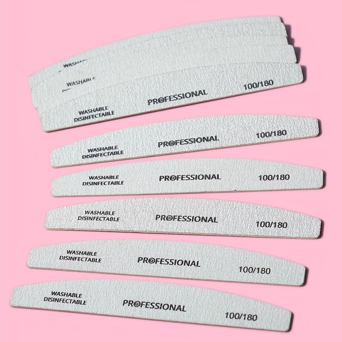 Professional Wooden Nail Files & Buffer Blocks – 10/25 Pack Nail Files & Buffers Babs