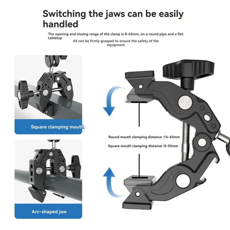 360° Magic Arm Super Clamp for Camera, Monitor & LED Light Camera Arm Clamp Babs