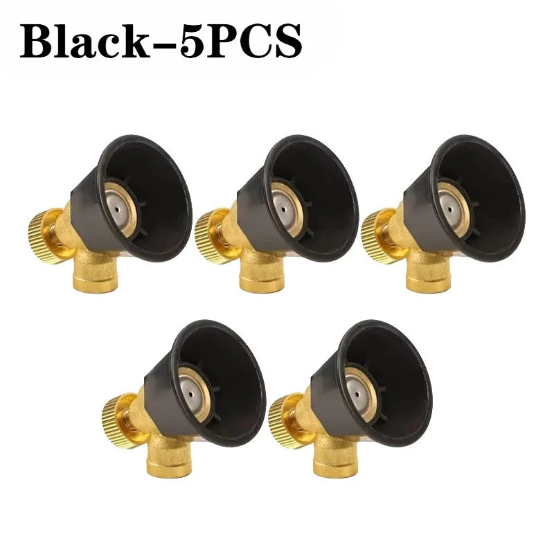Cyclone High-Pressure Adjustable Spray Nozzle – 1–20 PCS Spray Nozzle Babs Black-5PCS