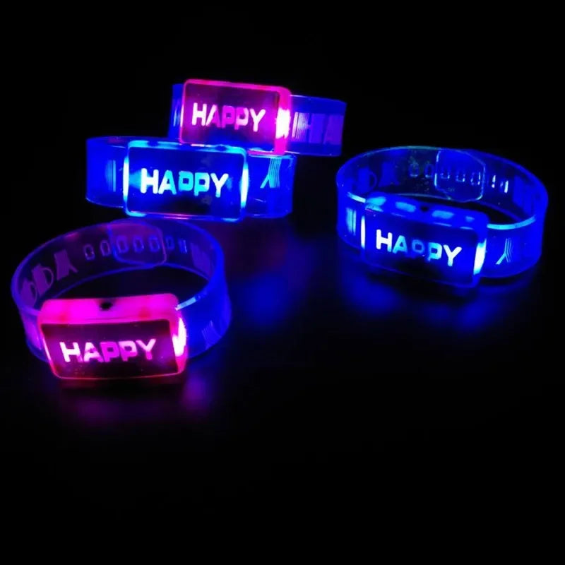 LED Light Up Glow Bracelet Watch – Party, Halloween & Cosplay LED Glow Bracelet Babs