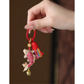 Chinese Fish Keychain Tassel Pendant Bag & Phone Charm Gift Decorative Keychain Charm Babs 1Pc