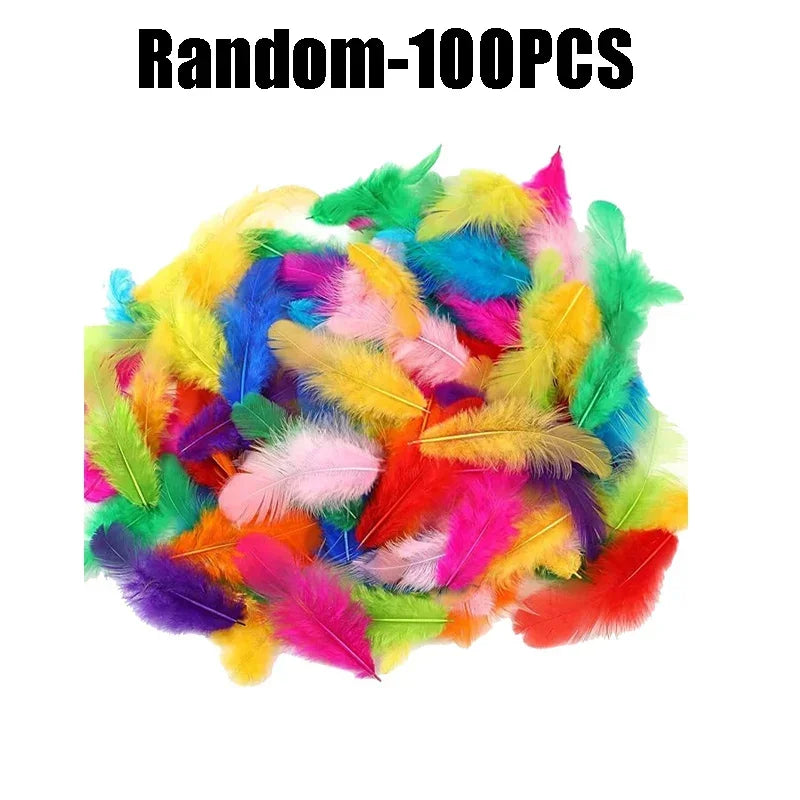 Natural Craft Feathers 7–15cm | Dream Catchers, DIY & Weddings Craft Feathers Babs Random-100PCS