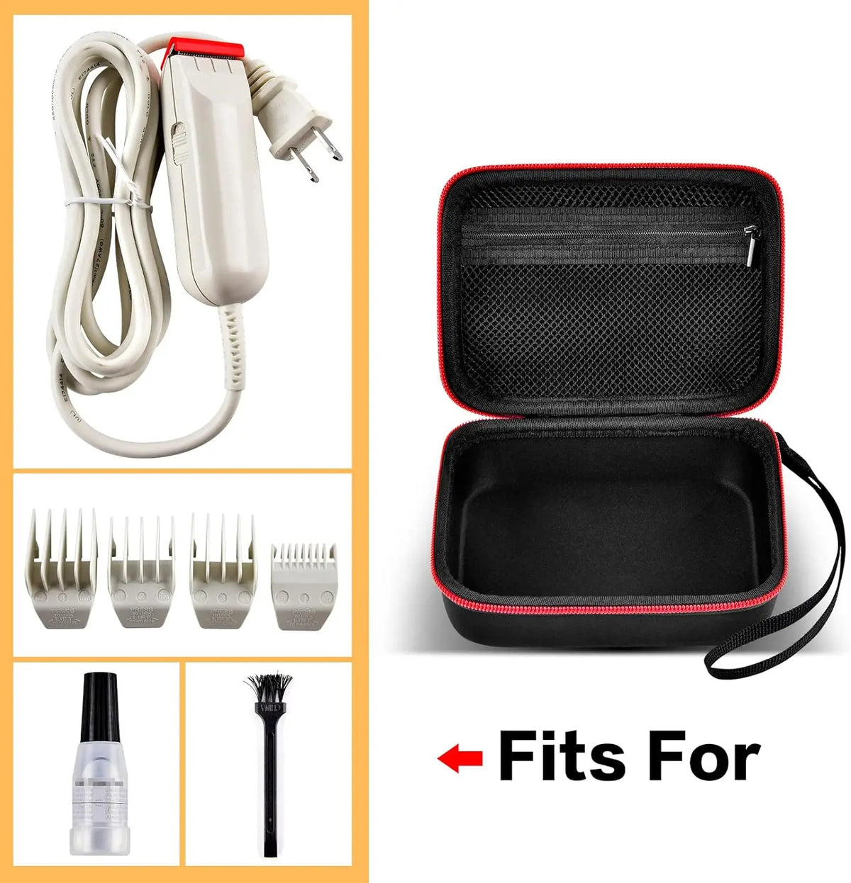 Wahl Peanut Clipper Case – EVA Hard Shell Storage Bag Clipper Storage Case Babs