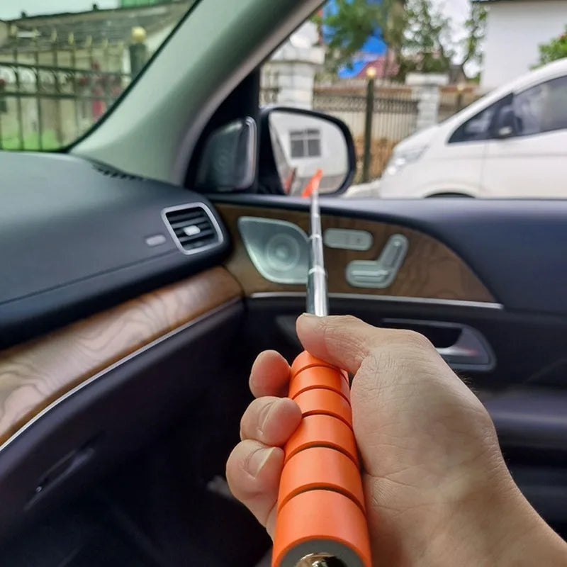 Retractable Car Mirror Wiper – Portable, Telescoping Cleaner Car Cleaning Wiper Babs