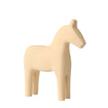 Modern Minimalist Dala Horse Wood Figurine Home Décor Decorative Figurine Babs yellow