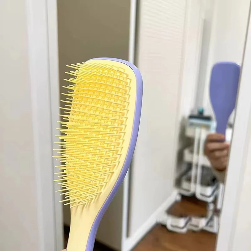 Anti-Static Wood Air Cushion Detangling Hairbrush Comb Detangling Hair Comb Babs