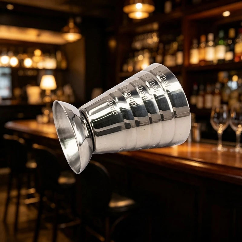304 Stainless Steel Bar Jigger 75ml – Cocktail Measuring Cup Bar Jigger Babs